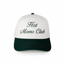 Load image into Gallery viewer, Hot Moms Club - Natural & Green Structured Trucker Hat