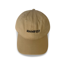 Load image into Gallery viewer, manifestation embroidered hat women Manifest, adjustable cotton dad hat