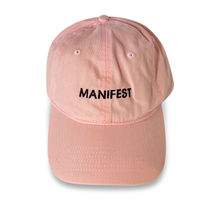 Load image into Gallery viewer, Manifest embroidered hat for women, manifestation motivational cap