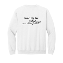Load image into Gallery viewer, Take Me To The Hamptons Sweatshirt for women, graphic apparel gift, side view