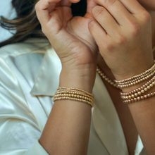 Load image into Gallery viewer, gold 2mm ball chain necklace women, tarnish-resistant dainty layering jewelry