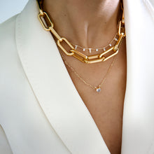 Load image into Gallery viewer, gold Cleopatra necklace women, tarnish-resistant dramatic layered statement necklace
