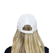 Load image into Gallery viewer, Mrs custom hat styled on bride, wedding day embroidered cap women