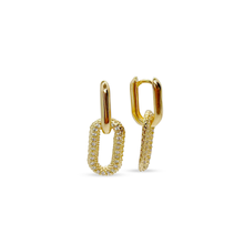 Load image into Gallery viewer, 18k gold-filled double oval link chain necklace for women, elegant jewelry