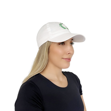 Load image into Gallery viewer, wellness embroidered hat women Health Is Wealth, adjustable cotton cap