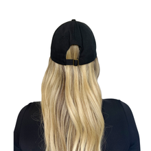 Load image into Gallery viewer, I Miss You hat detail view, embroidered text bubble dad hat