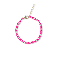 Load image into Gallery viewer, 18k gold-filled pop of color bracelet for women, colorful wrist jewelry