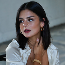 Load image into Gallery viewer, gold thick chain necklace women, tarnish-resistant chunky statement chain